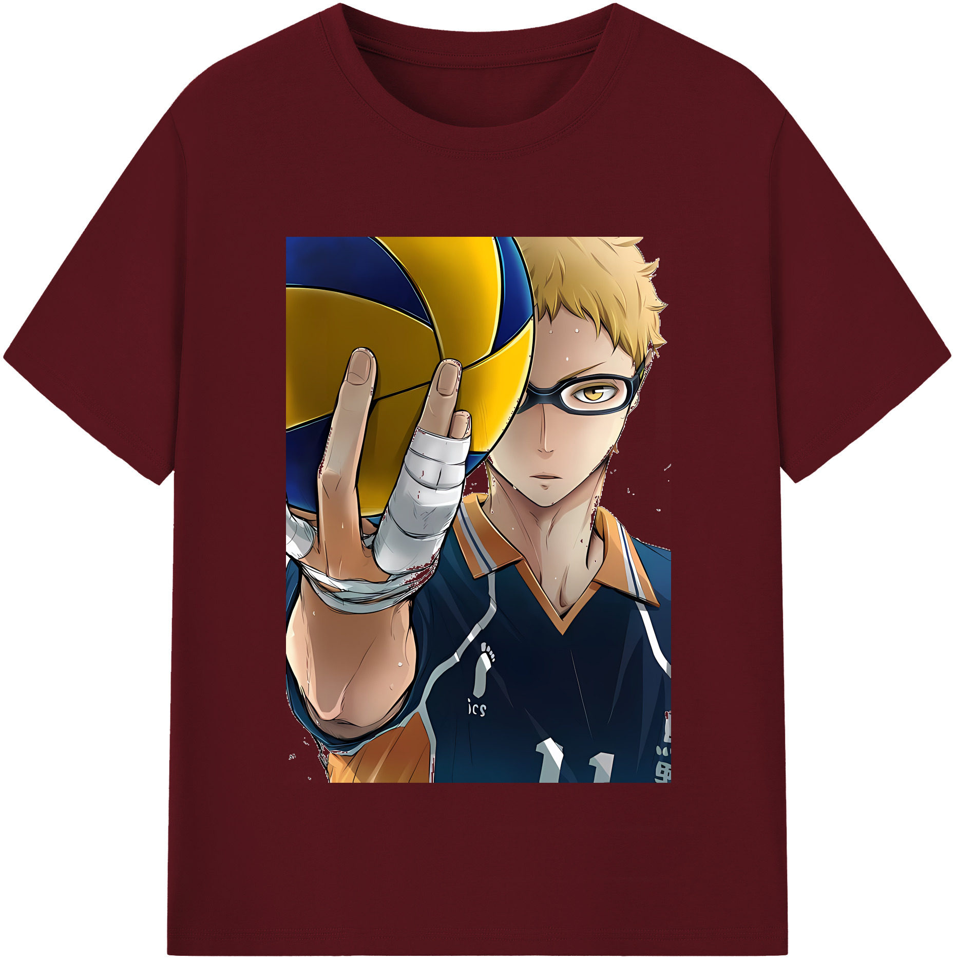 （画像用） ハイキュー!! Haikyu!! 綿100％半袖Tシャツ（フロントプリント）
